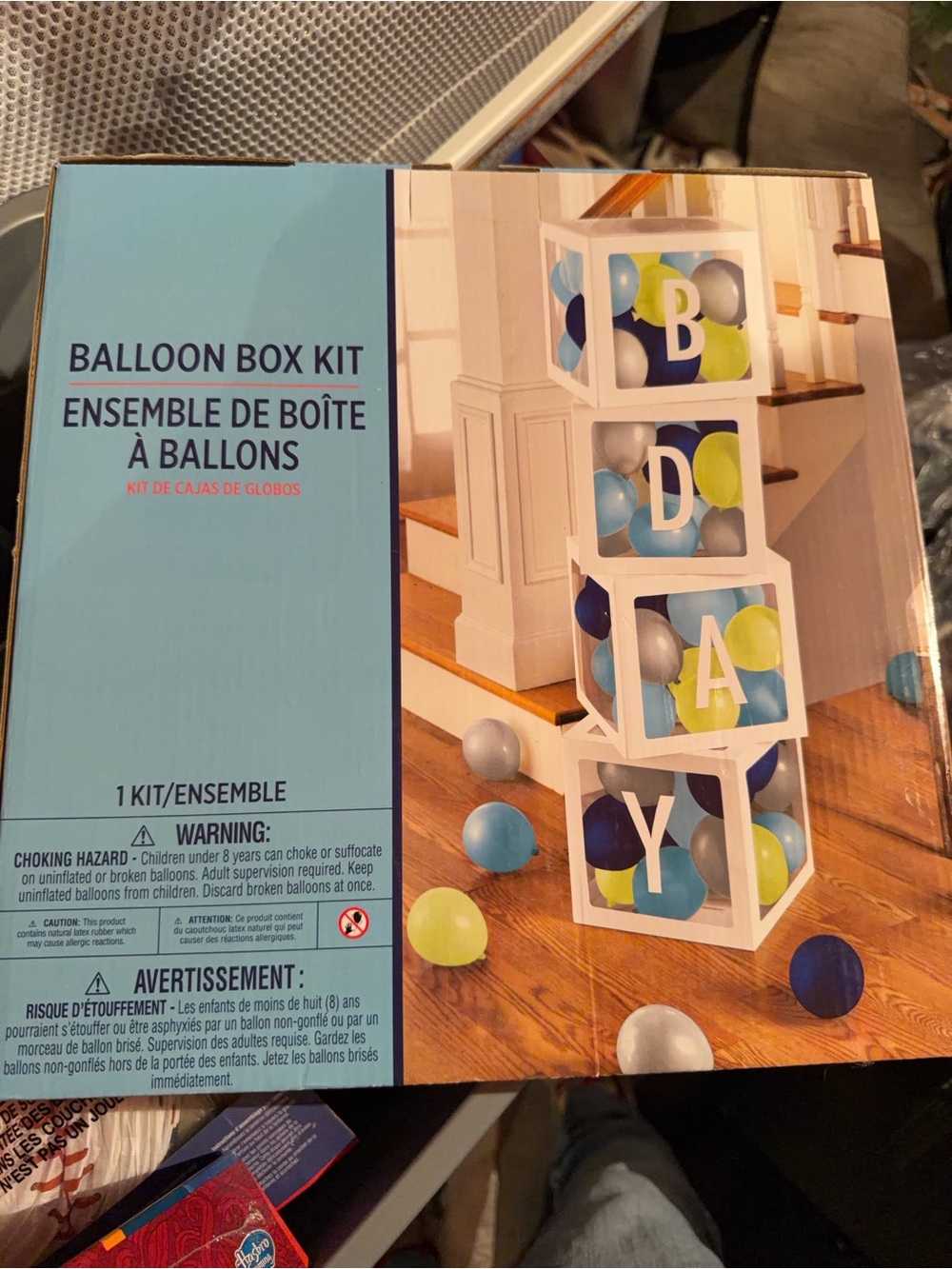Balloon box decorating kit new
